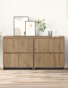 vidaXL Скейдбордове 2 бр. дъб артизан 70 x 41 x 75 см