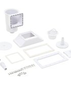 vidaXL Скимер за басейн с широк отвор 11 части 343x25x305 см