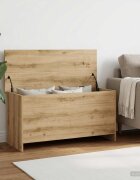 vidaXL Складов сандък Дъб артизан 100 x 40 x 50 cm Инженерна дървесина