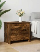 vidaXL Складов сандък Опушен дъб 60 x 40 x 50 cm Инженерна дървесина