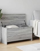 vidaXL Складов сандък Сив Сонома 100 x 40 x 50 cm Инженерна дървесина