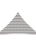 vidaXL Слънцезащитен плат 25 x 25 x 35 m HDPE Триъгълник