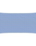 vidaXL Слънцезащитен плат 25 x 45 m HDPE Правоъгълна Синьо и бяло