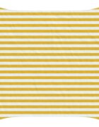 vidaXL Слънцезащитен плат Жълт и бял 25 x 25 m HDPE