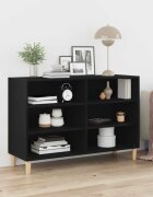 vidaXL Служебен шкаф 1035 x 35 x 70 см Инженерна дървесина Черния дъб