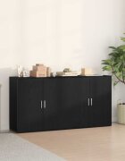 vidaXL Служебен шкаф 2 бр. Черния дъб 79 x 38 x 80 см