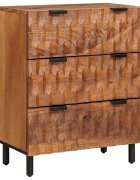 vidaXL Служебен шкаф 60 x 33 x 75 cm Солидно мангово дърво
