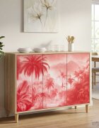 vidaXL Служебен шкаф AACHEN Сонома 102 x 33 x 75 см