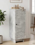 vidaXL Служебен шкаф Бетонно сиво 33 x 345 x 90 см