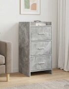 vidaXL Служебен шкаф Бетонно сиво 40 x 36 x 80 см Инженерна дървесина