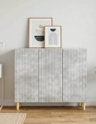 vidaXL Служебен шкаф Бетонно сиво 89 x 345 x 80 см