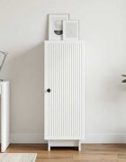 vidaXL Служебен шкаф Бяло 33 x 345 x 90 см Инженерна дървесина