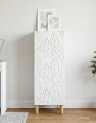 vidaXL Служебен шкаф Бяло 33 x 345 x 90 см Инженерна дървесина