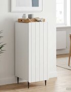 vidaXL Служебен шкаф Бяло 345 x 33 x 92 см Инженерна дървесина