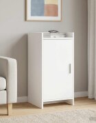 vidaXL Служебен шкаф Бяло 40 x 36 x 80 см Инженерна дървесина