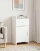 vidaXL Служебен шкаф Бяло 40 x 36 x 80 см Инженерна дървесина