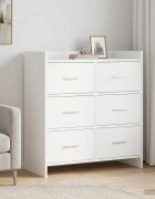 vidaXL Служебен шкаф Бяло 75 x 33 x 80 см Инженерна дървесина