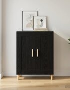 vidaXL Служебен шкаф Черен дъб 695 x 34 x 90 см Инженерна дървесина
