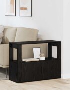 vidaXL Служебен шкаф Черен дъб 80 x 30 x 60 cm Инженерна дървесина