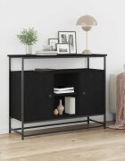 vidaXL Служебен шкаф Черния дъб 100 x 35 x 80 см Инженерна дървесина
