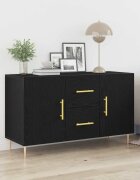 vidaXL Служебен шкаф Черния дъб 100 x 36 x 60 см Инженерна дървесина