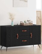 vidaXL Служебен шкаф Черния дъб 100 x 36 x 60 см Инженерна дървесина
