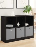 vidaXL Служебен шкаф Черния дъб 102 x 32 x 735 см