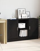 vidaXL Служебен шкаф Черния дъб 120 x 305 x 70 см Инженерна дървесина