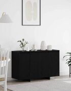 vidaXL Служебен шкаф Черния дъб 120 x 41 x 75 см Инженерна дървесина
