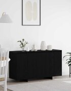vidaXL Служебен шкаф Черния дъб 135 x 41 x 75 см Инженерна дървесина