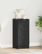vidaXL Служебен шкаф Черния дъб 30 x 30 x 70 см Инженерна дървесина