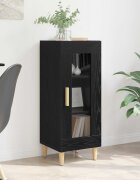 vidaXL Служебен шкаф Черния дъб 34.5 x 32.5 x 90 см