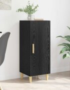 vidaXL Служебен шкаф Черния дъб 345 x 34 x 90 см Инженерна дървесина