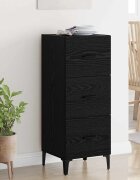 vidaXL Служебен шкаф Черния дъб 345 x 34 x 90 см Инженерна дървесина