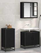 vidaXL Служебен шкаф Черния дъб 35.5 x 35 x 76 см