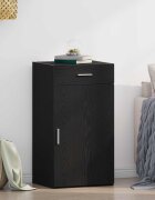 vidaXL Служебен шкаф Черния дъб 50 x 425 x 93 см