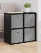 vidaXL Служебен шкаф Черния дъб 595 x 27 x 57 см