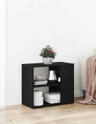 vidaXL Служебен шкаф Черния дъб 60 x 30 x 50 см Инженерна дървесина