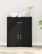 vidaXL Служебен шкаф Черния дъб 60 x 31 x 70 см Инженерна дървесина