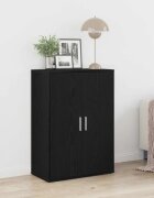 vidaXL Служебен шкаф Черния дъб 60 x 31 x 84 см Инженерна дървесина