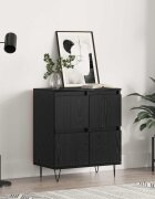 vidaXL Служебен шкаф Черния дъб 60 x 35 x 70 cm
