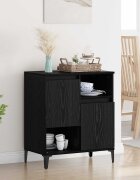 vidaXL Служебен шкаф Черния дъб 60 x 35 x 70 cm Инженерна дървесина