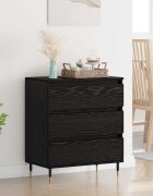 vidaXL Служебен шкаф Черния дъб 60 x 35 x 70 cm Инженерна дървесина