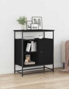 vidaXL Служебен шкаф Черния дъб 69 x 35 x 80 см Инженерна дървесина