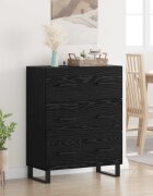 vidaXL Служебен шкаф Черния дъб 695 x 34 x 90 см