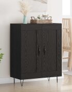 vidaXL Служебен шкаф Черния дъб 695 x 34 x 90 см
