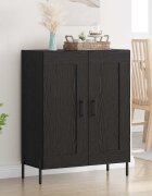 vidaXL Служебен шкаф Черния дъб 695 x 34 x 90 см
