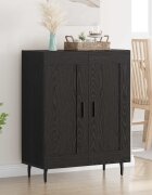 vidaXL Служебен шкаф Черния дъб 695 x 34 x 90 см
