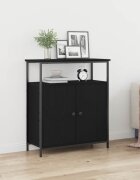 vidaXL Служебен шкаф Черния дъб 70 x 30 x 80 см Инженерна дървесина