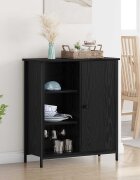 vidaXL Служебен шкаф Черния дъб 70 x 30 x 80 см Инженерна дървесина